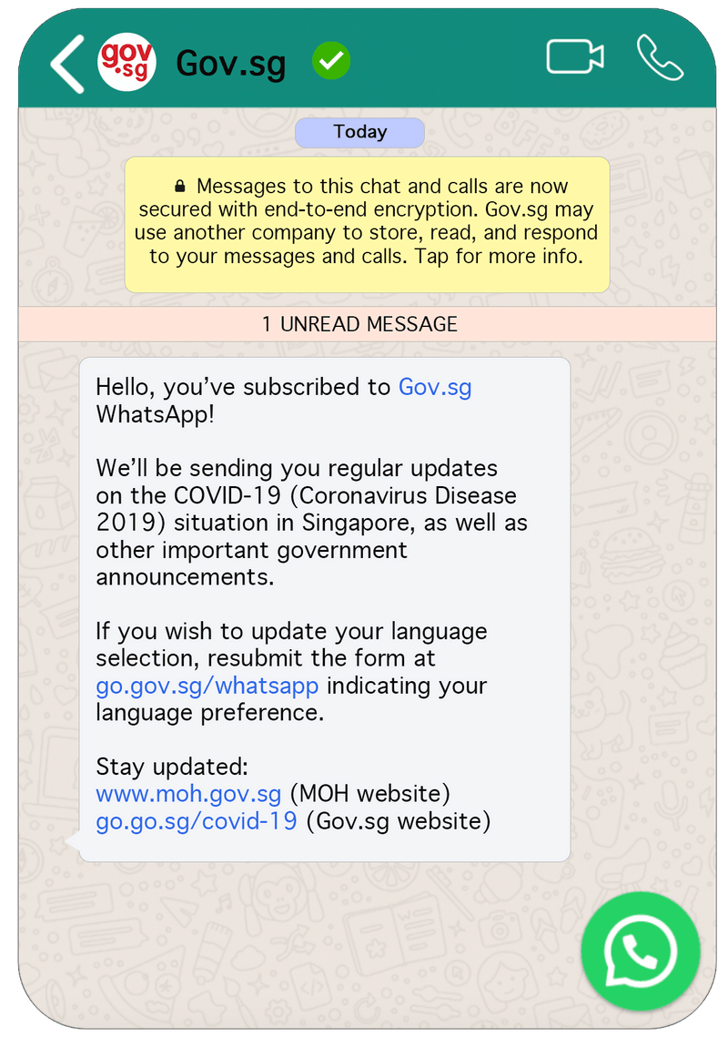 Third-party misinformation and encryption
